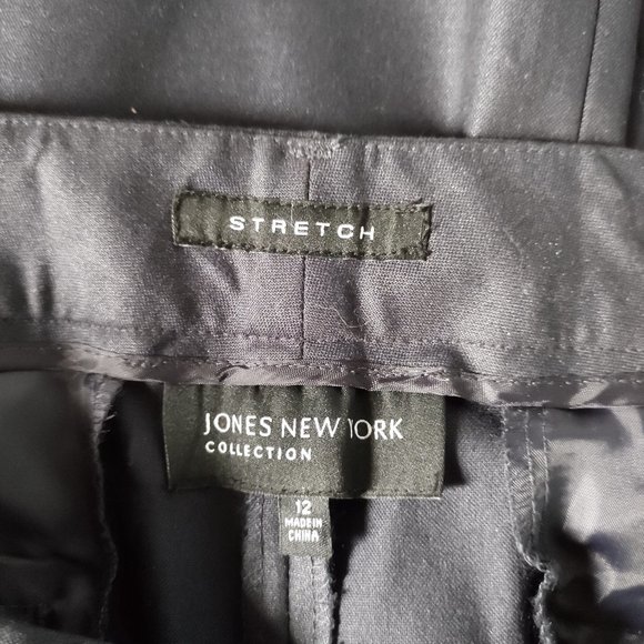 JONES NEW YORK Navy Career Dress Trousers/Pants - Picture 8 of 11